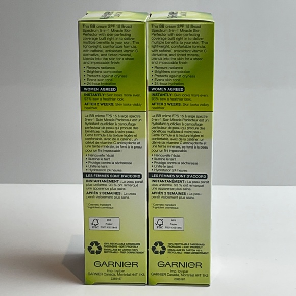 GARNIER BB CREAM SPF15 Skin Renew 5 in 1 Miracle Skin Perfect Medium/Dee… - Picture 3 of 5